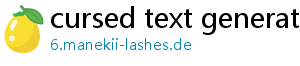 cursed text generator